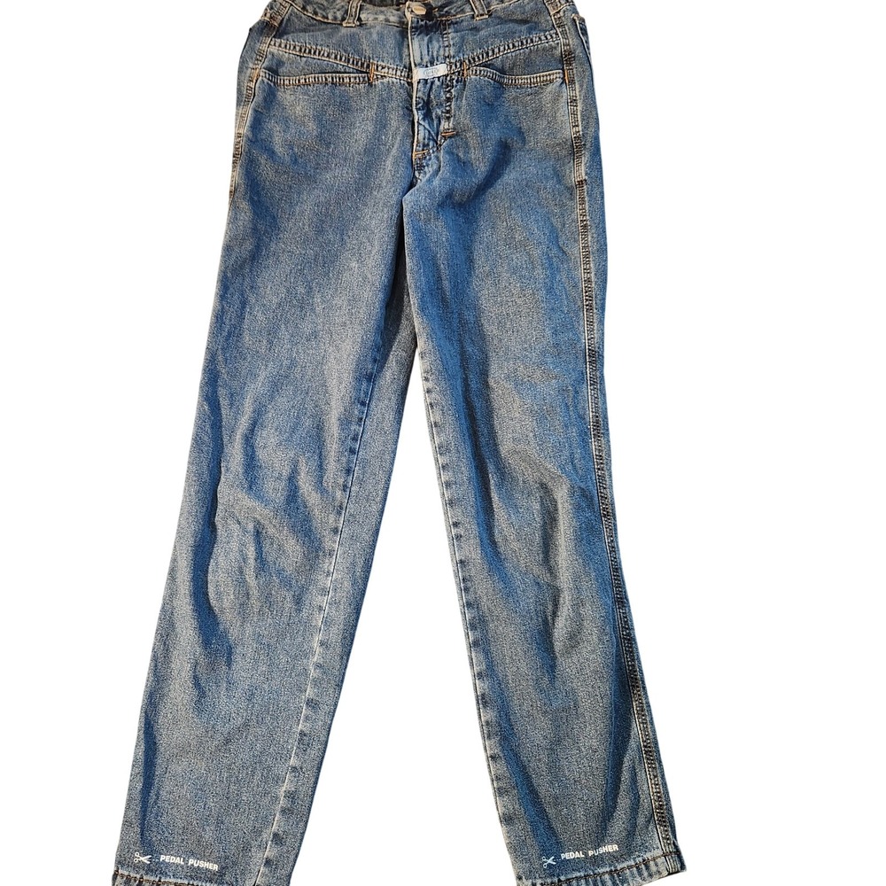 Closed Jeans Mens 32x31 Blue Pedal Pusher Indestructible Straight Leg Italy Made